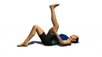 stretching back